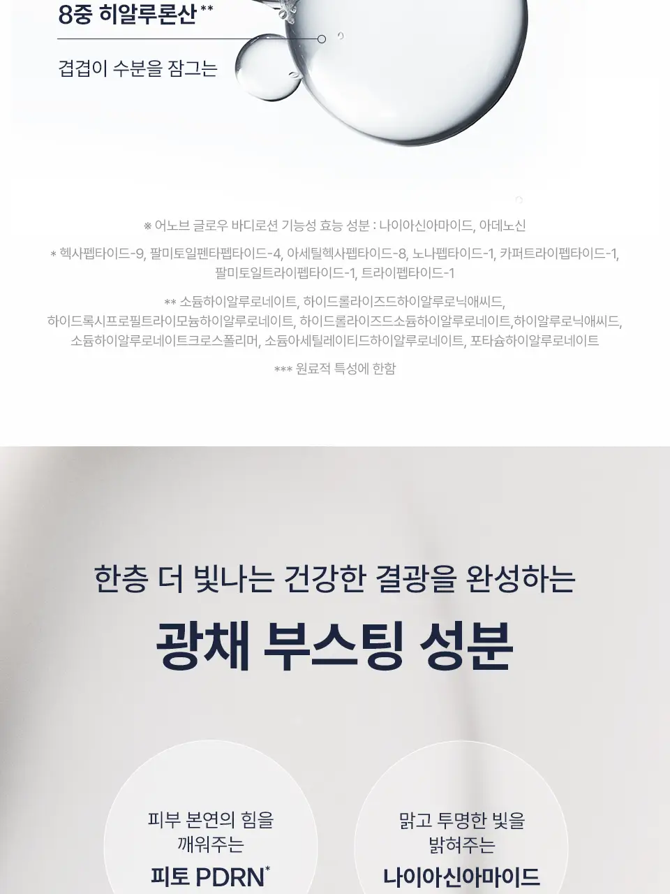 [한정기획/퍼퓸] 어노브 글로우 바디로션 누바닐라/로지아우라 (기획/단품) 상세페이지 17